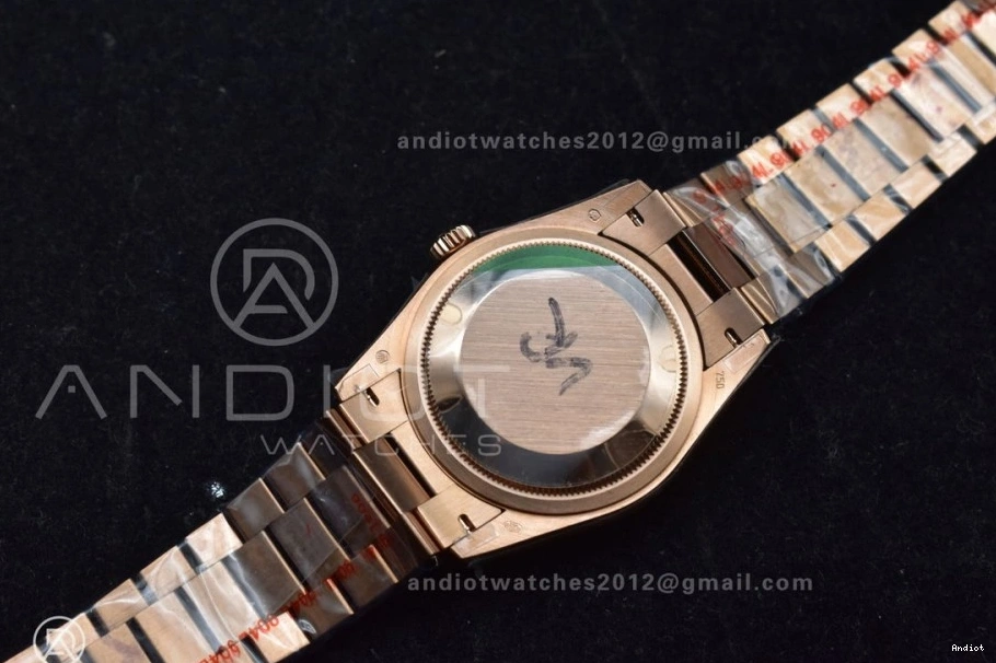 667 Edition DayDate QF Bracelet Best 36 (Gain RG Steel V5 Diamond Weight) on with Dial 904L President Stick Blue vr3255 WeatherProof 0717